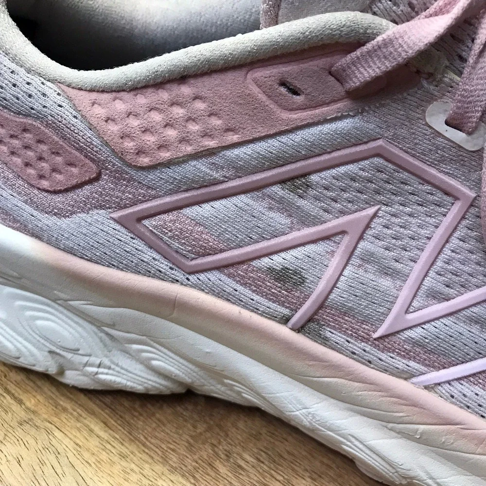 New Balance Fresh Foam X 1080v13 Womens 10.5 2A Narrow Pink Running Sneakers - Picture 2 of 14